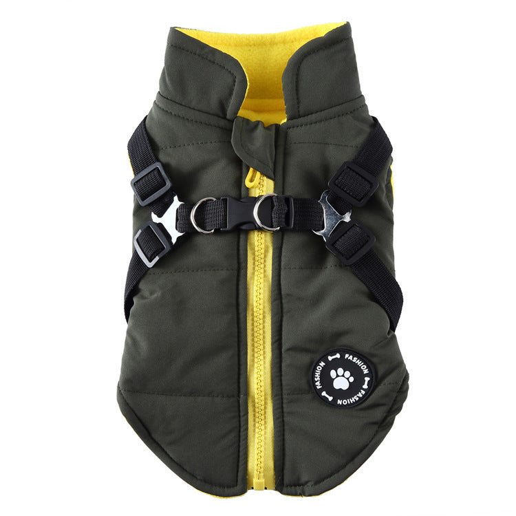 Padded Dog Harness Jacket