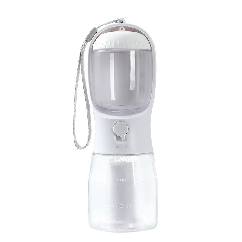 3-in-1 Portable Dog Water Bottle β Feeder + Poop Bag Holder