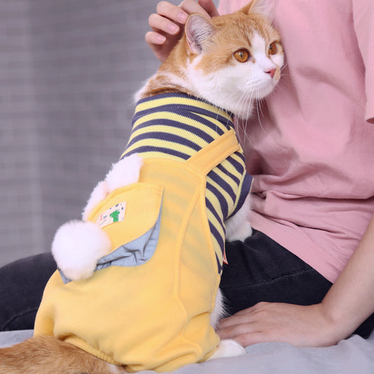 Warm And Cute Clothes For Four-legged Anti-lint Cat And Pet